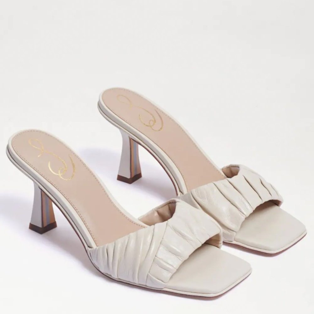 Sam Edelman Kittie Mules in Ivory Size 9
